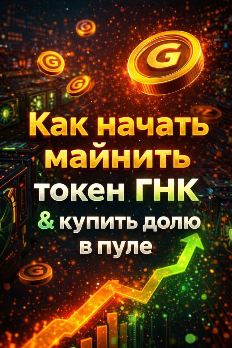 🚀 ИНСТРУКЦИЯ: Как запустить майнинг GNK