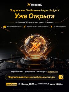 Канал подписки на глобальные ноды HedgerX скоро откроется