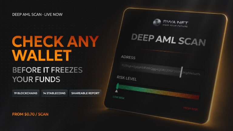 RWANFTFI AML Checker: Проверка кошельков в блокчейнах и стейблкоинах