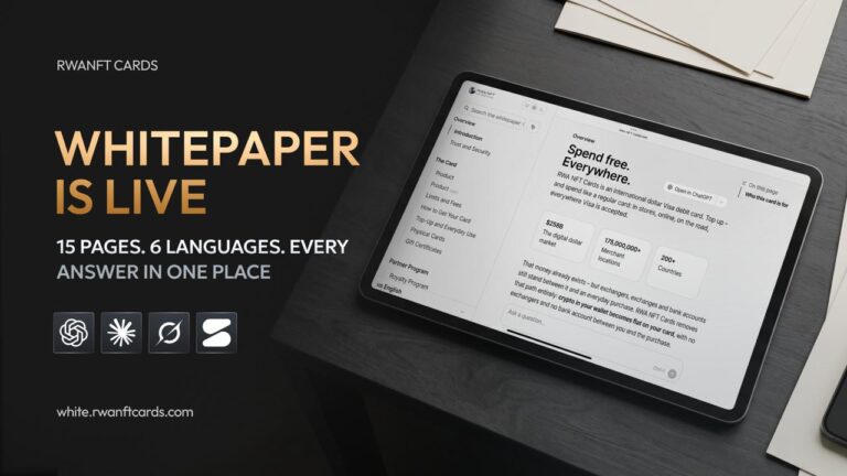 Whitepaper опубликован: карта, уровни, лимиты и Royalty