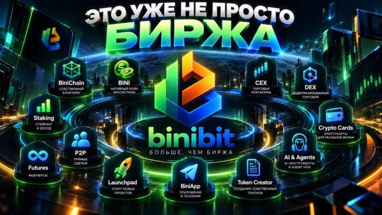 BiniBit: от криптобиржи к экосистеме BiniChain